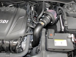 Kia Optima Performance Air Intake - K&N Engineering - Typhoon Short Ram - `13-`15 Kia Optima Performance Air Intake - K&N Engineering - Typhoon Short Ram - `13-`15